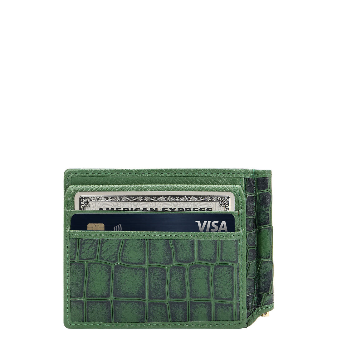 Classic Money Clip - Emerald Green