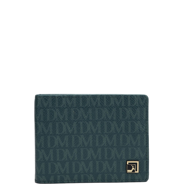 Monogram Leather Money Clip - Octane