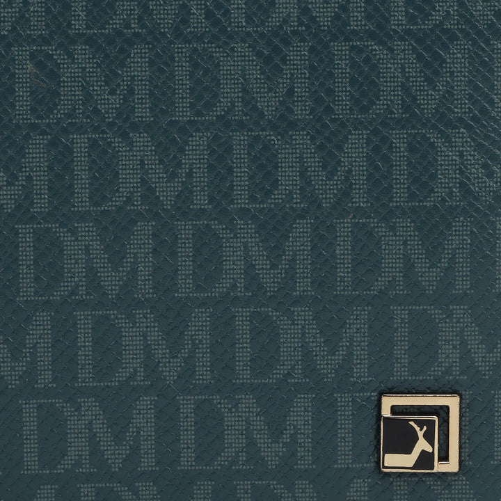 Monogram Leather Money Clip - Octane