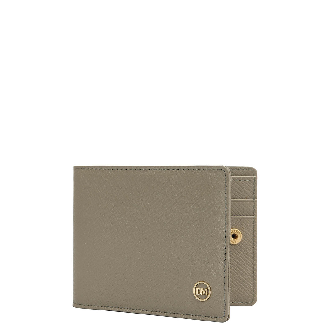 Franzy Leather Money Clip - Stone Grey