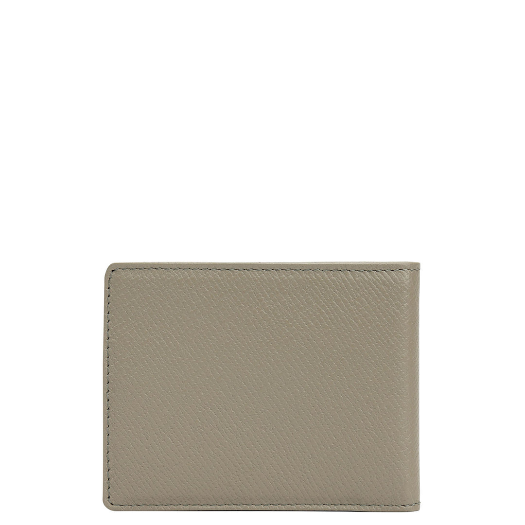 Franzy Leather Money Clip - Stone Grey