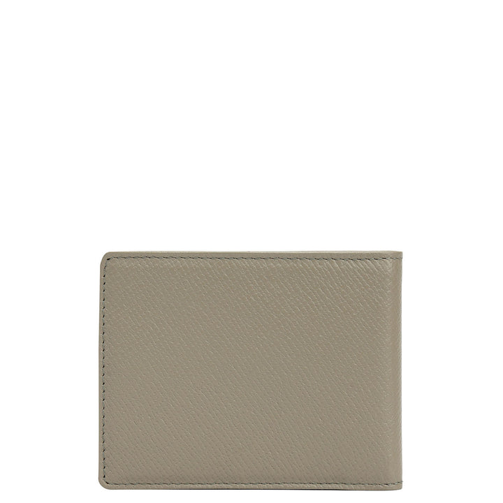 Franzy Leather Money Clip - Stone Grey
