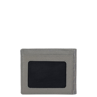 Monogram Franzy Leather Money Clip - Fossil