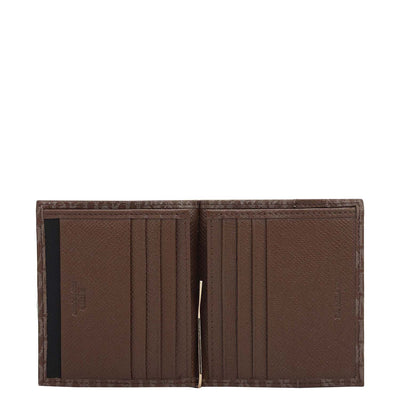 Monogram Leather Money Clip - Date