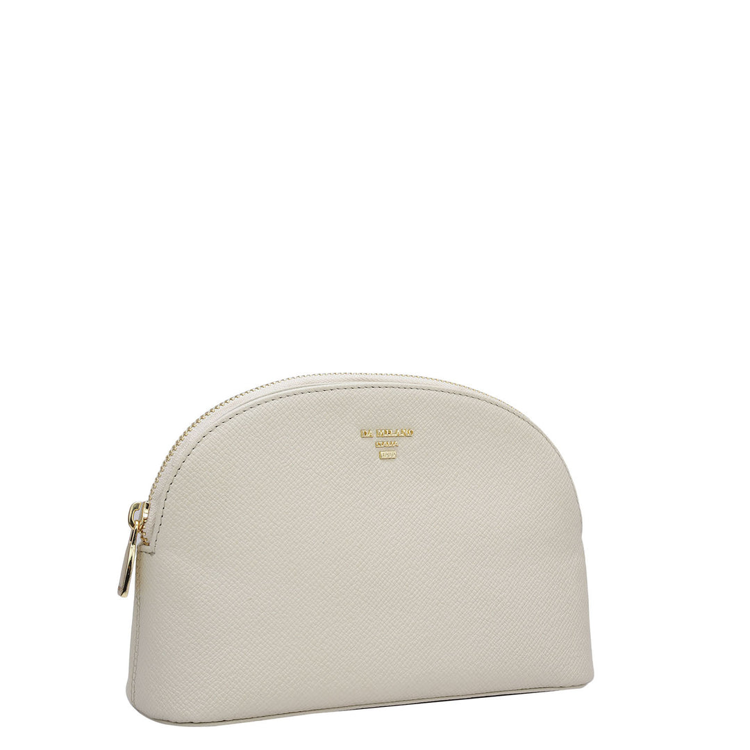 Franzy Leather Multi Pouch - Cream
