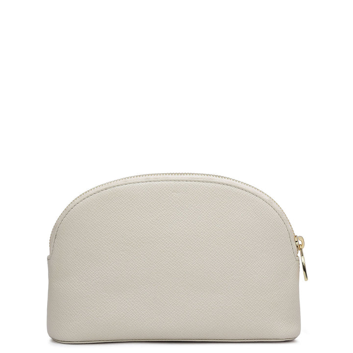 Franzy Leather Multi Pouch - Cream