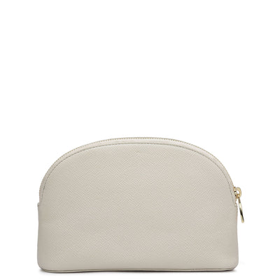 Franzy Leather Multi Pouch - Cream
