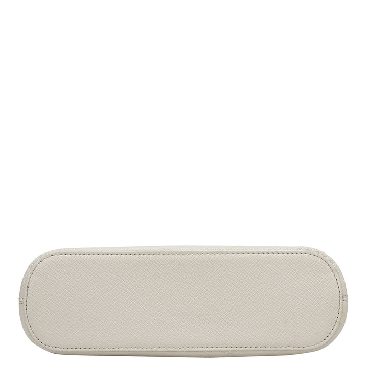 Franzy Leather Multi Pouch - Cream