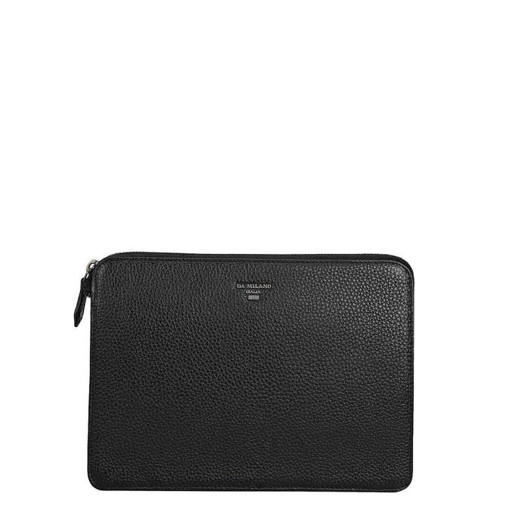 Wax Leather Multi Pouch - Black