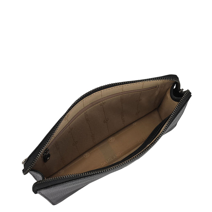 Wax Leather Multi Pouch - Black