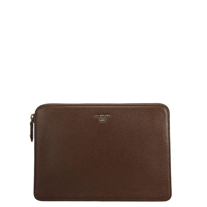 Wax Leather Multi Pouch - Mocha