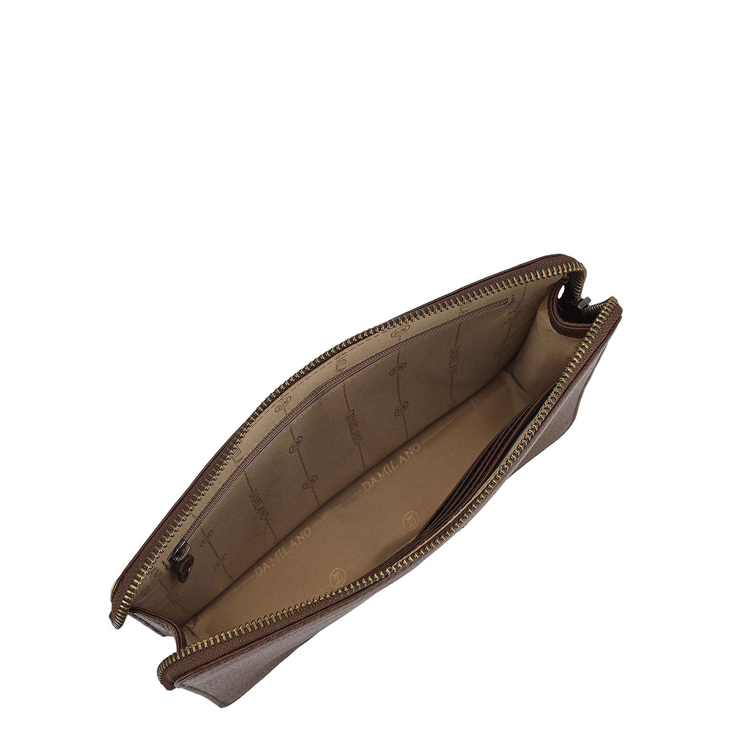 Wax Leather Multi Pouch - Mocha – Da Milano