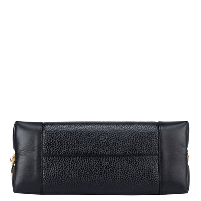 Wax Leather Multi Pouch - Black
