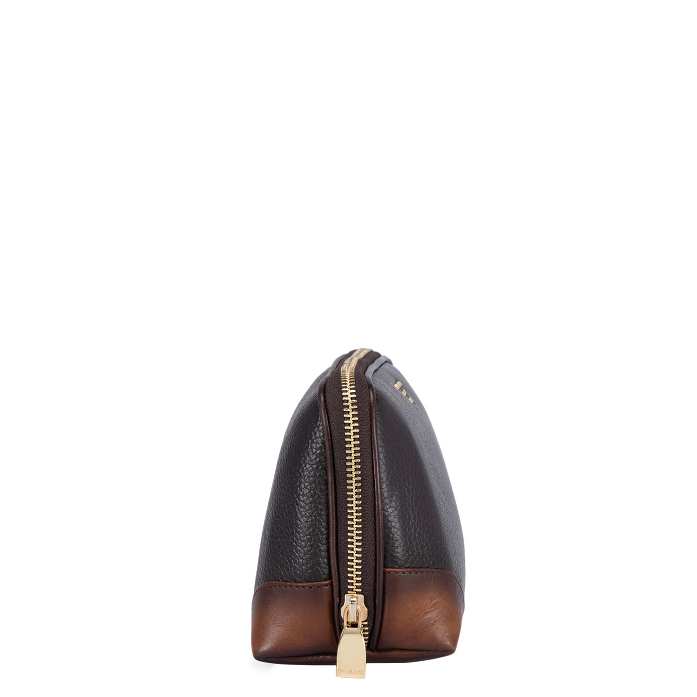 Wax Leather Multi Pouch - Chocolate