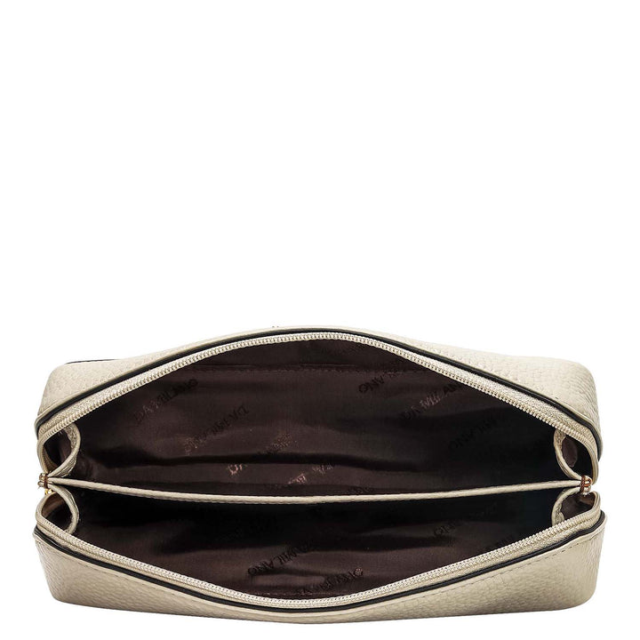 Wax Leather Multi Pouch - Khaki