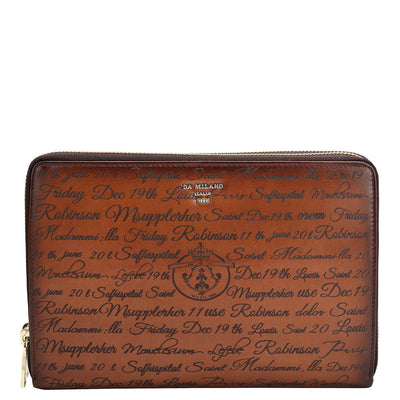 Signato Leather Multi Pouch - Cognac