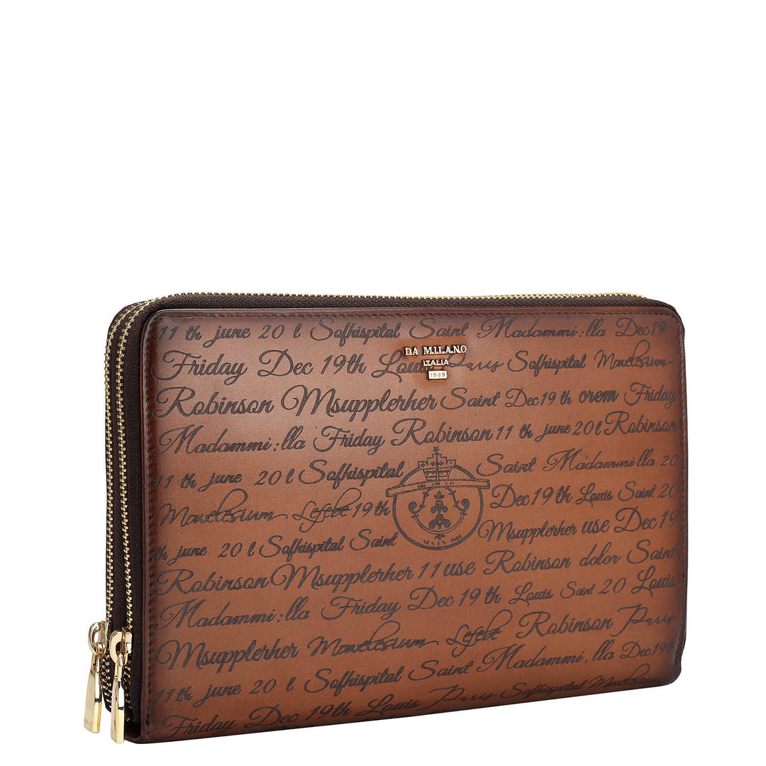 Signato Leather Multi Pouch - Cognac