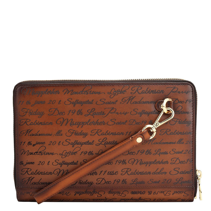 Signato Leather Multi Pouch - Cognac