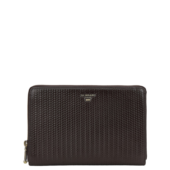 Mat- Weave Multi Pouch - Brown