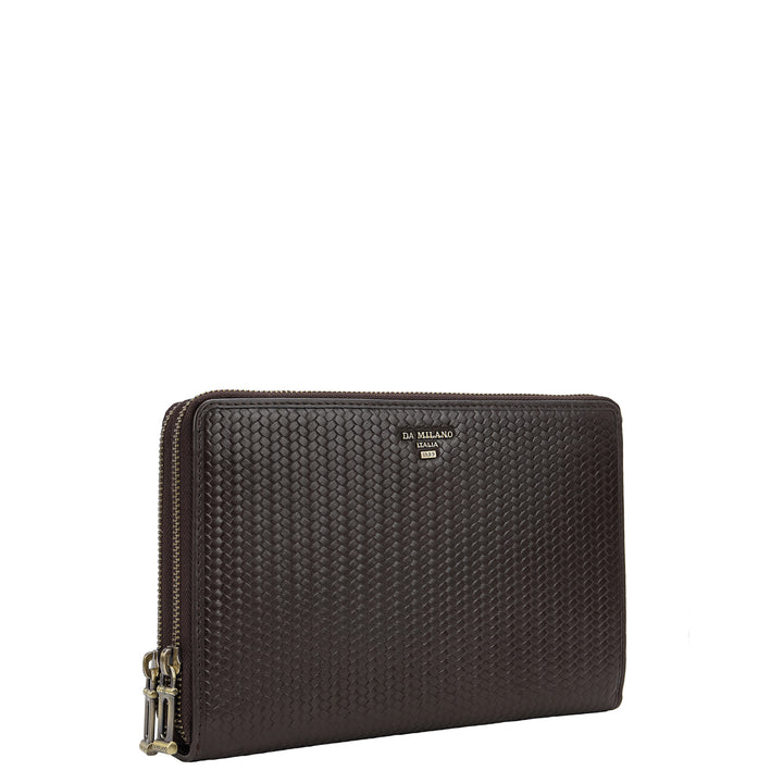 Mat- Weave Multi Pouch - Brown