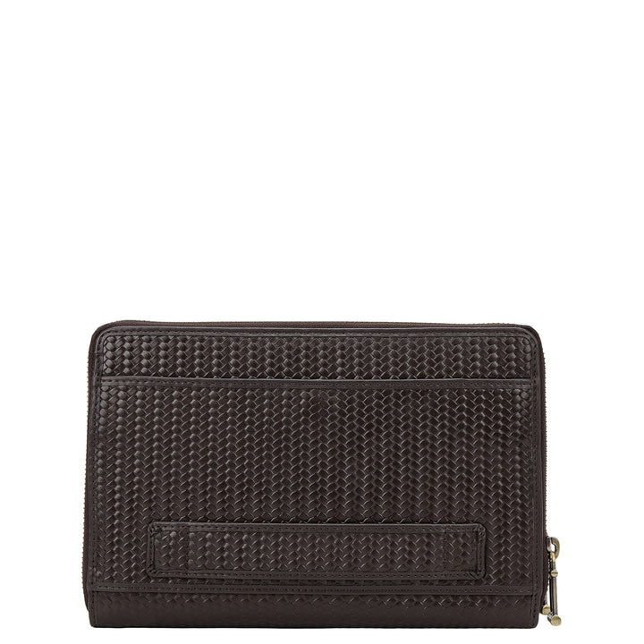 Mat- Weave Multi Pouch - Brown
