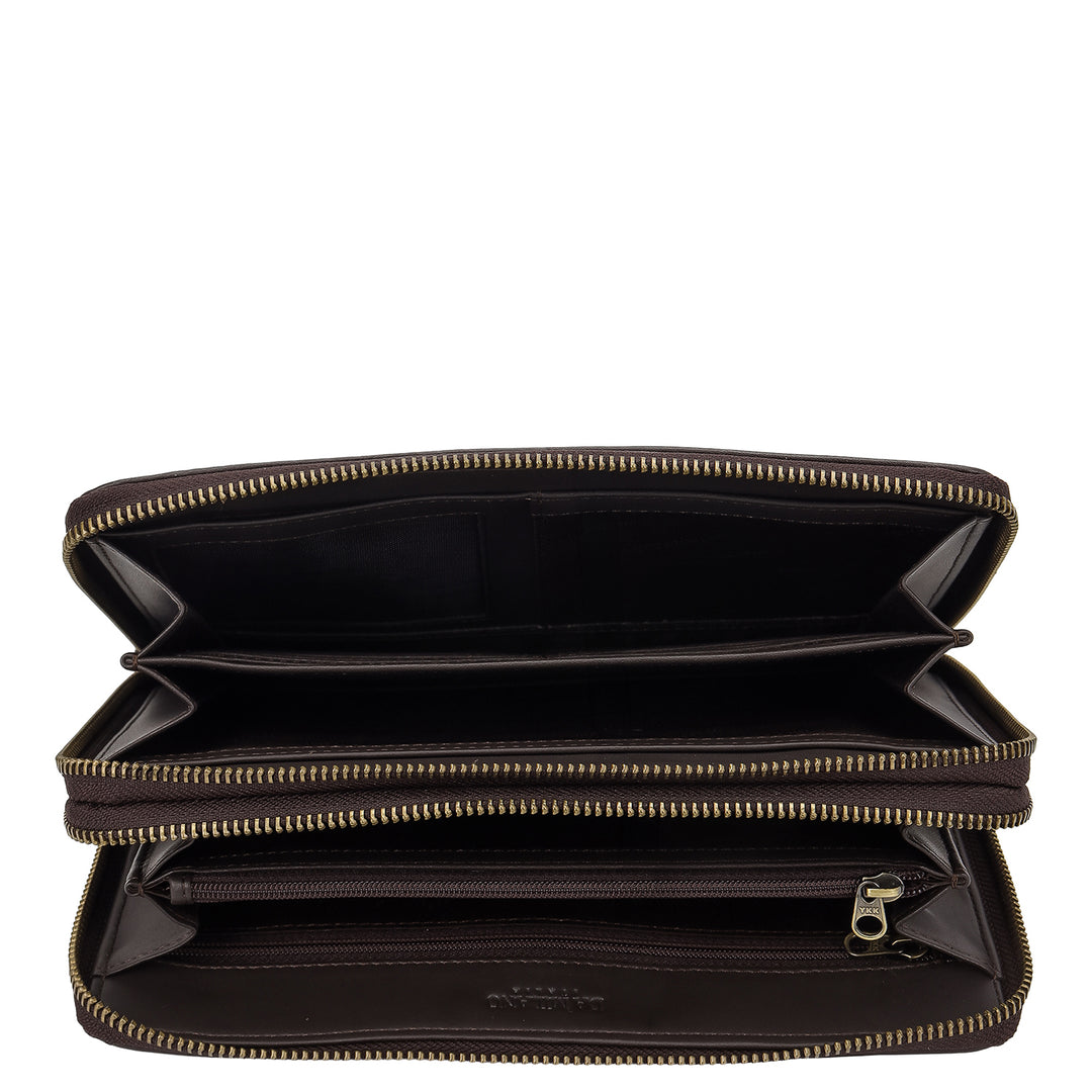 Mat- Weave Multi Pouch - Brown