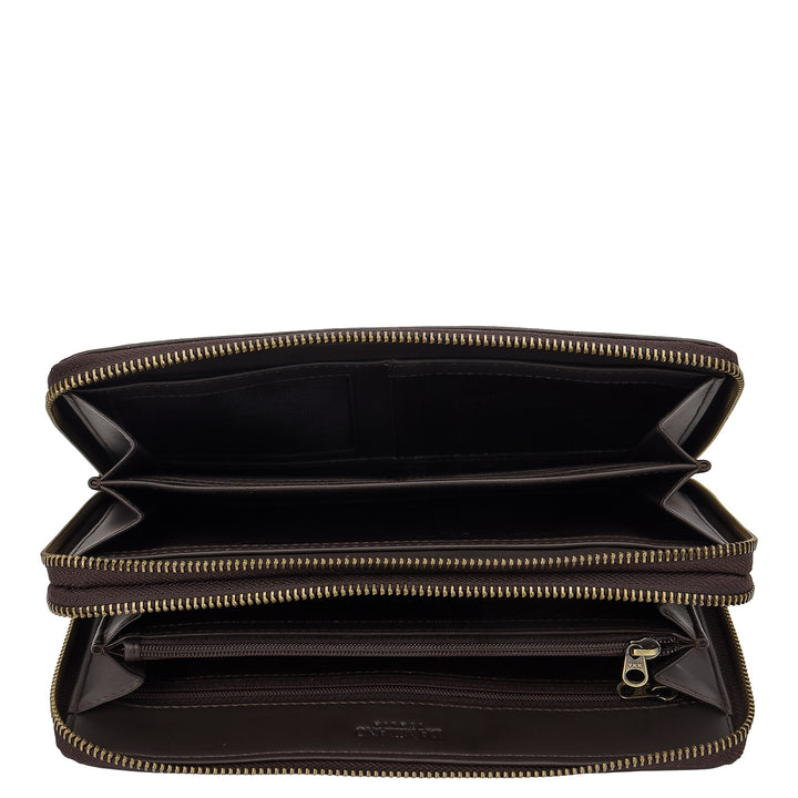 Mat- Weave Multi Pouch - Brown