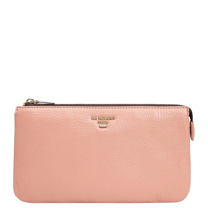 Wax Leather Multi Pouch - Feather