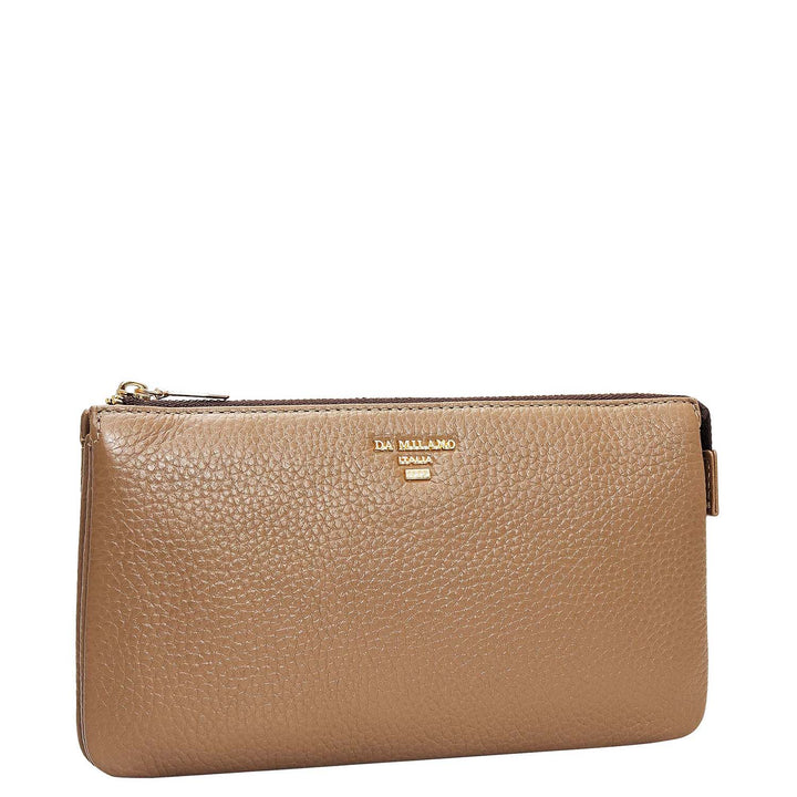 Wax Leather Multi Pouch - Greyish Taupe