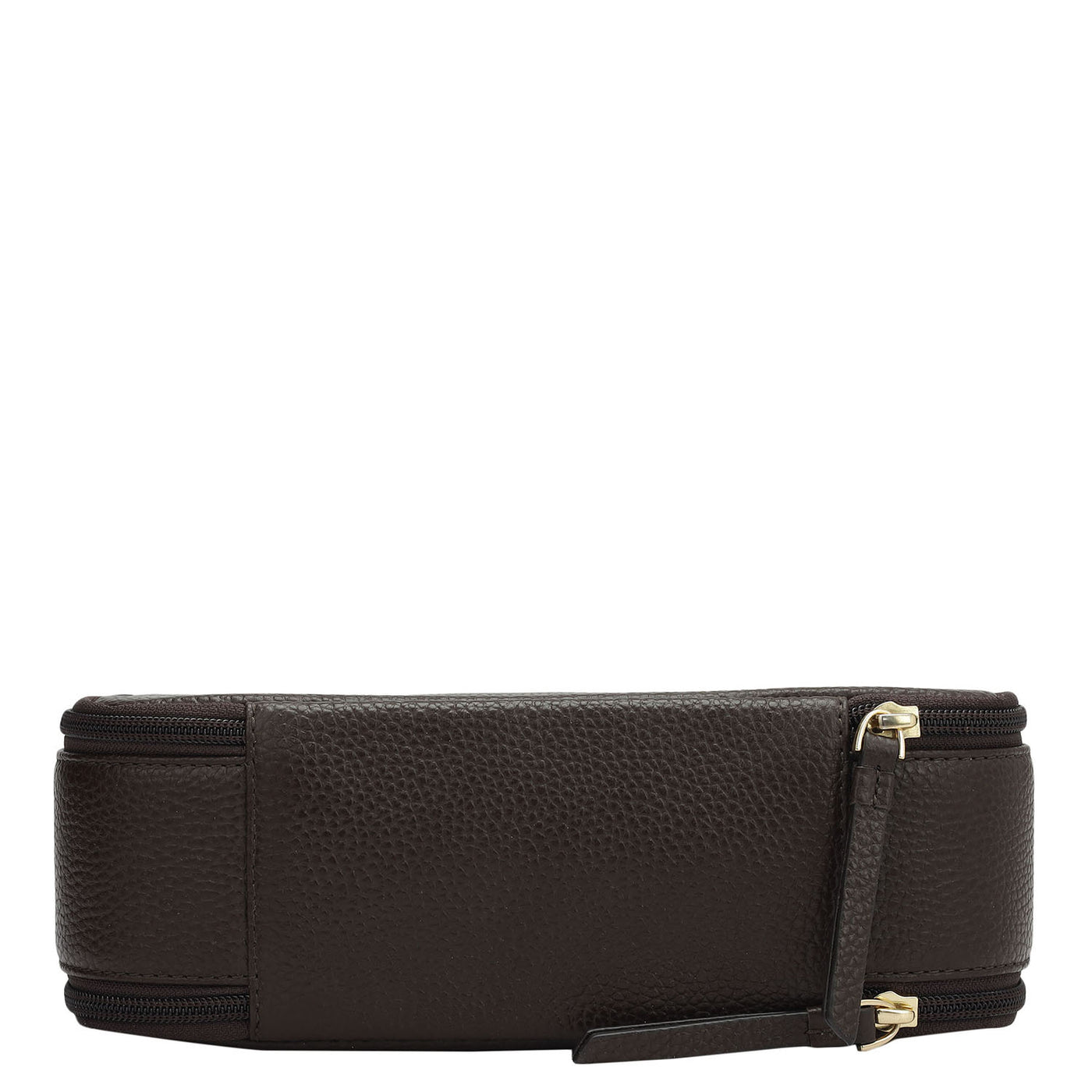 Wax Leather Multi Pouch - Chocolate