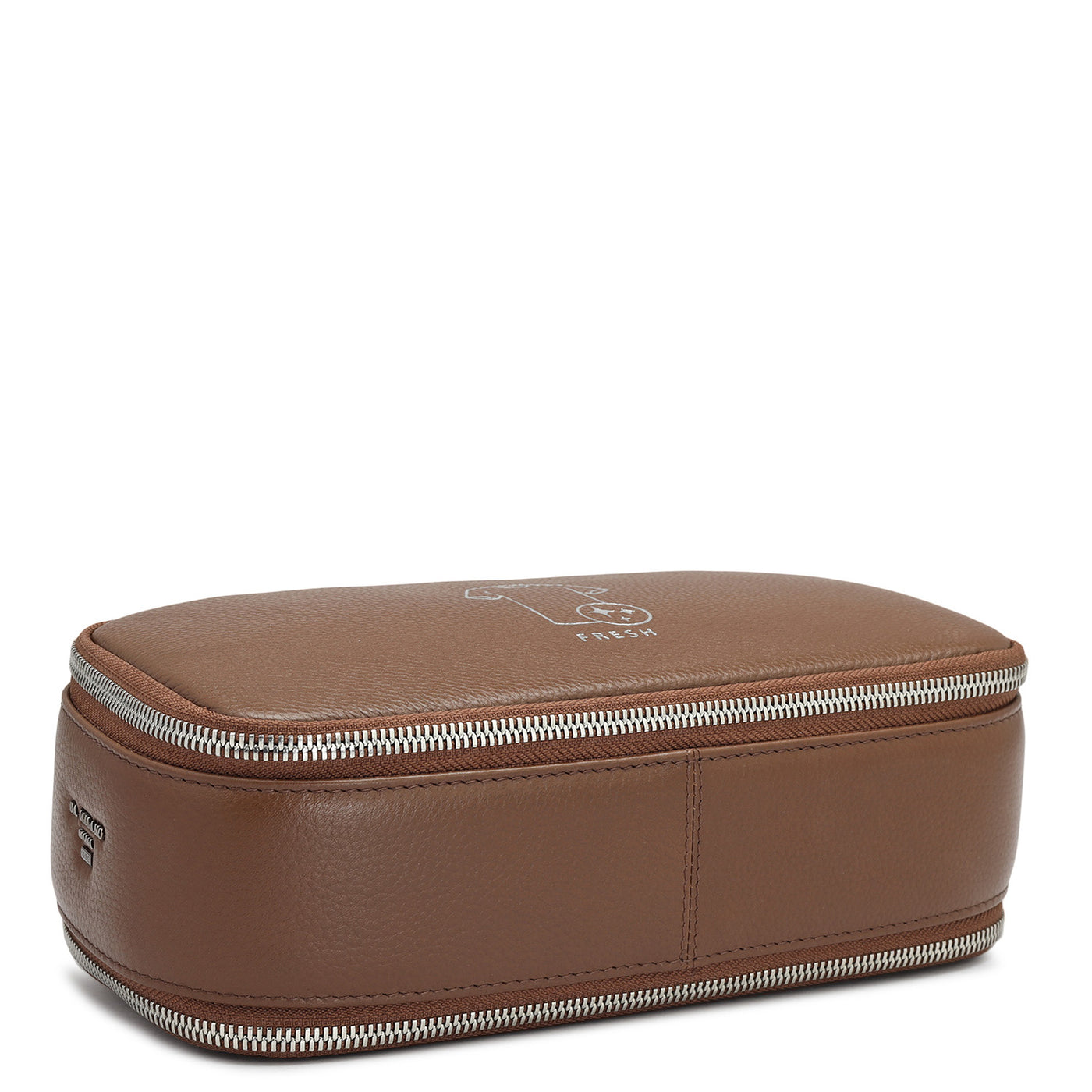 Small Wax Leather Multi Pouch - Brown