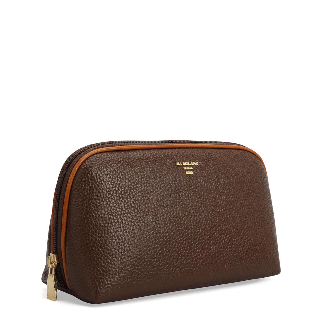 Wax Leather Multi Pouch - Mocha