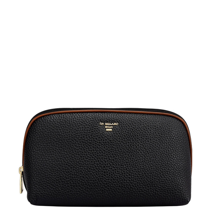 Wax Leather Multi Pouch - Black