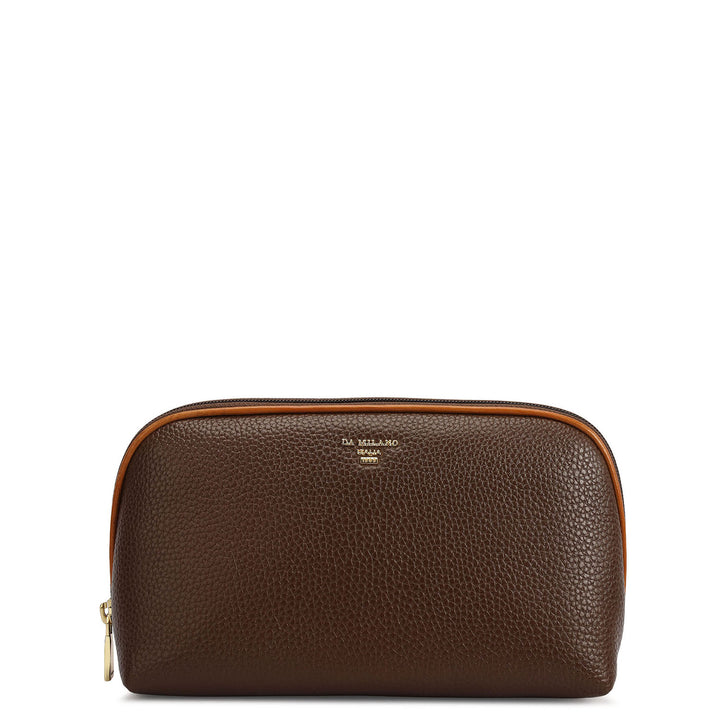 Wax Leather Multi Pouch - Mocha