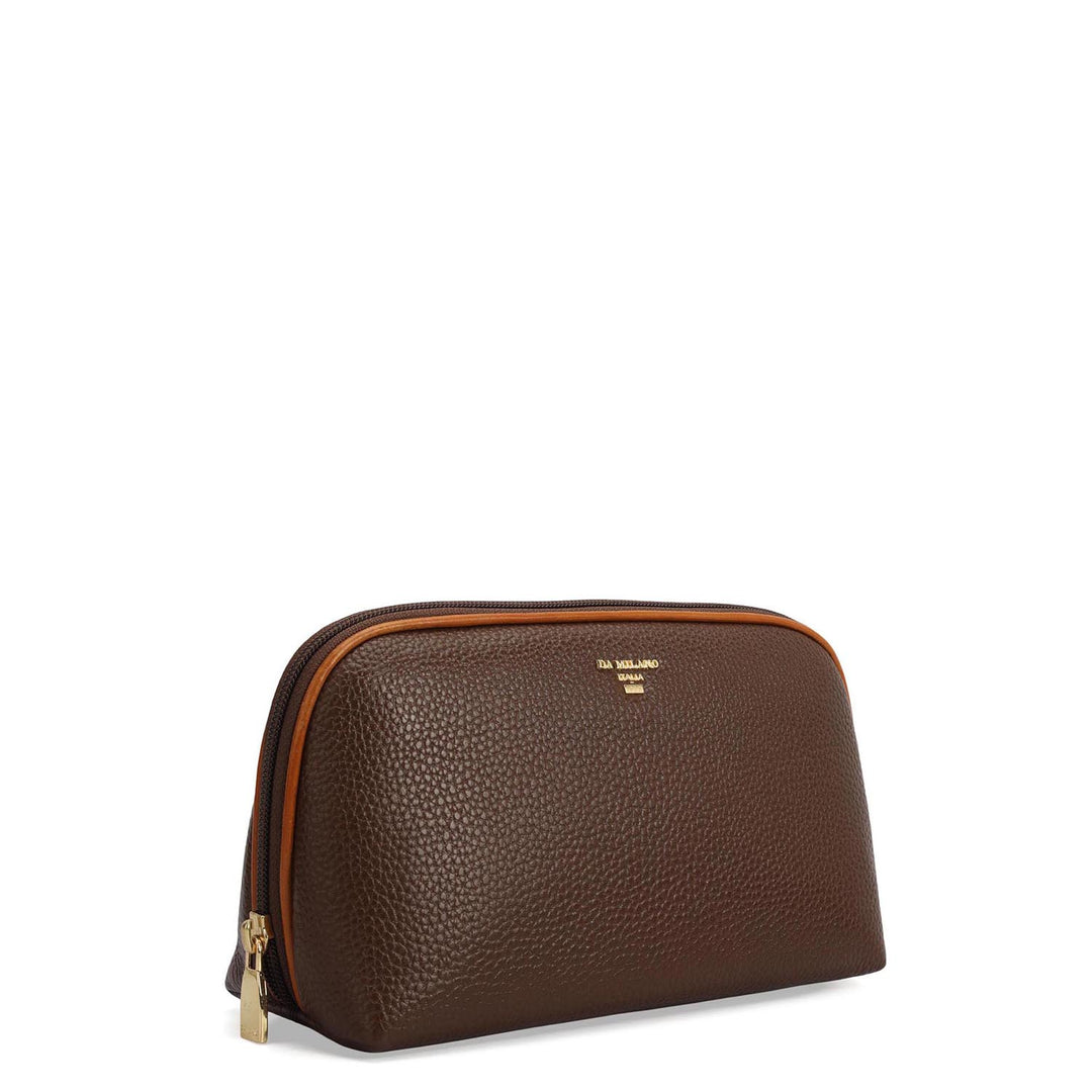 Wax Leather Multi Pouch - Mocha