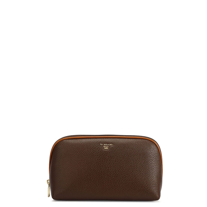 Wax Leather Multi Pouch - Mocha