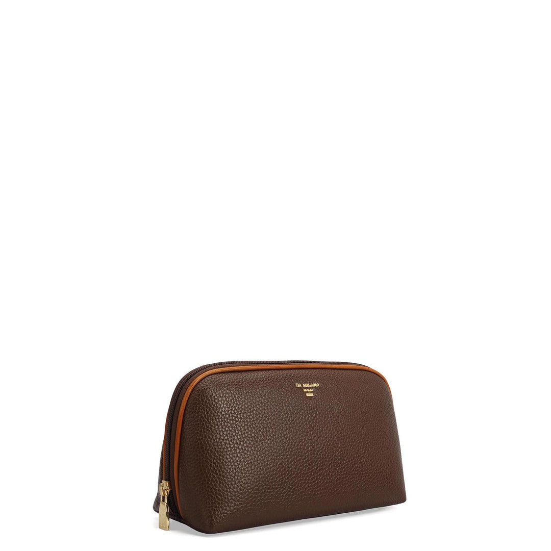 Wax Leather Multi Pouch - Mocha