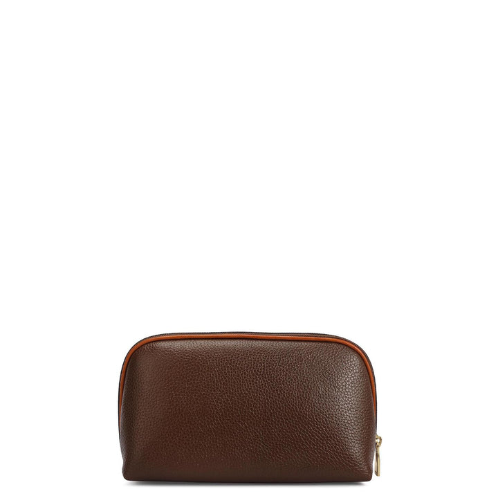 Wax Leather Multi Pouch - Mocha