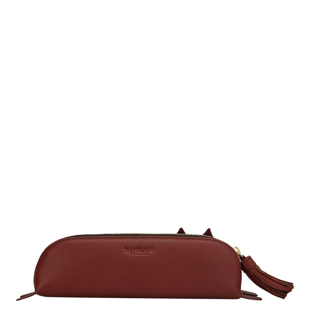 Vianna Leather Multi Pouch - Cherry