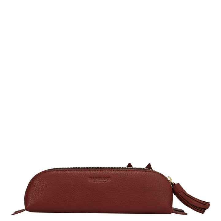 Vianna Leather Multi Pouch - Cherry