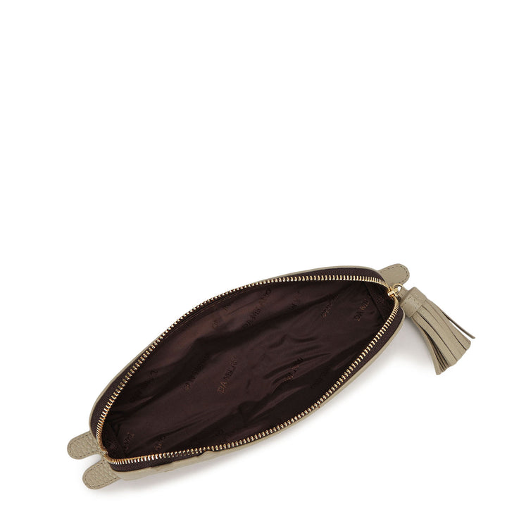Wax Leather Multi Pouch - Khaki
