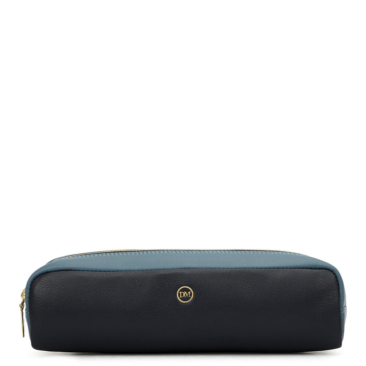 Vianna Leather Multi Pouch - Navy