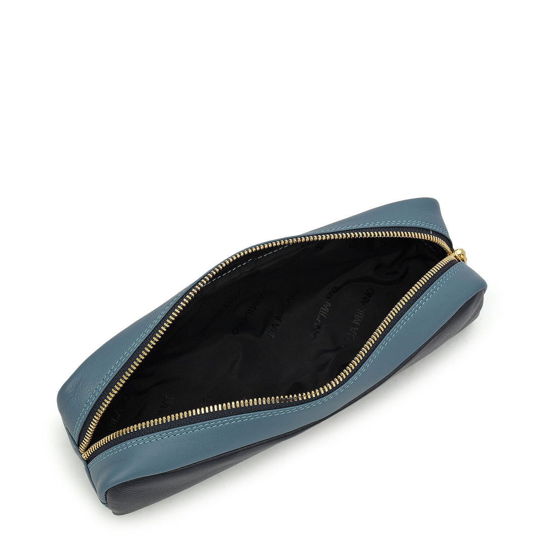 Vianna Leather Multi Pouch - Navy