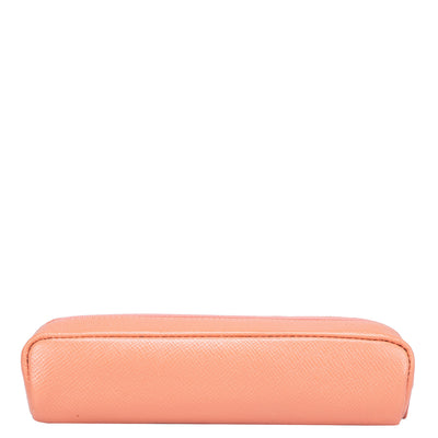 Franzy Leather Multi Pouch - Salmon