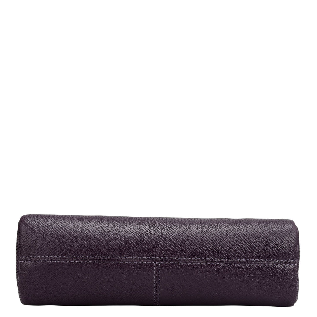 Franzy Leather Multi Pouch - Grapevine