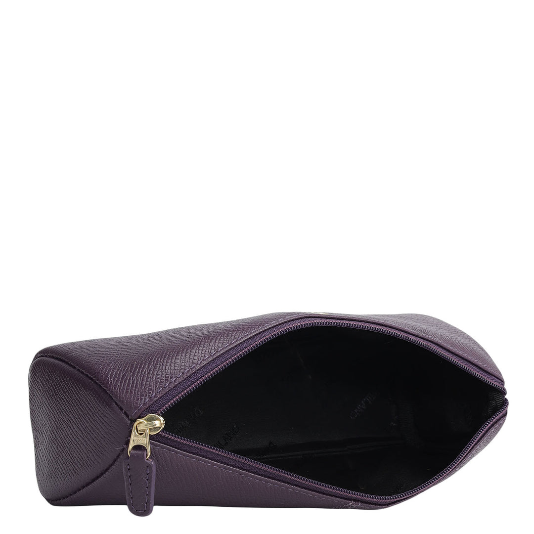 Franzy Leather Multi Pouch - Grapevine