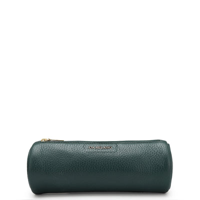 Wax Leather Multi Pouch - Green