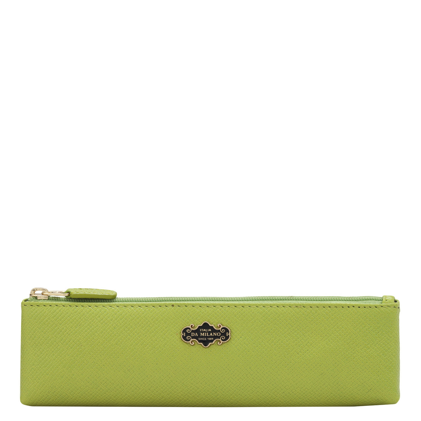 Franzy Leather Multi Pouch - Lime