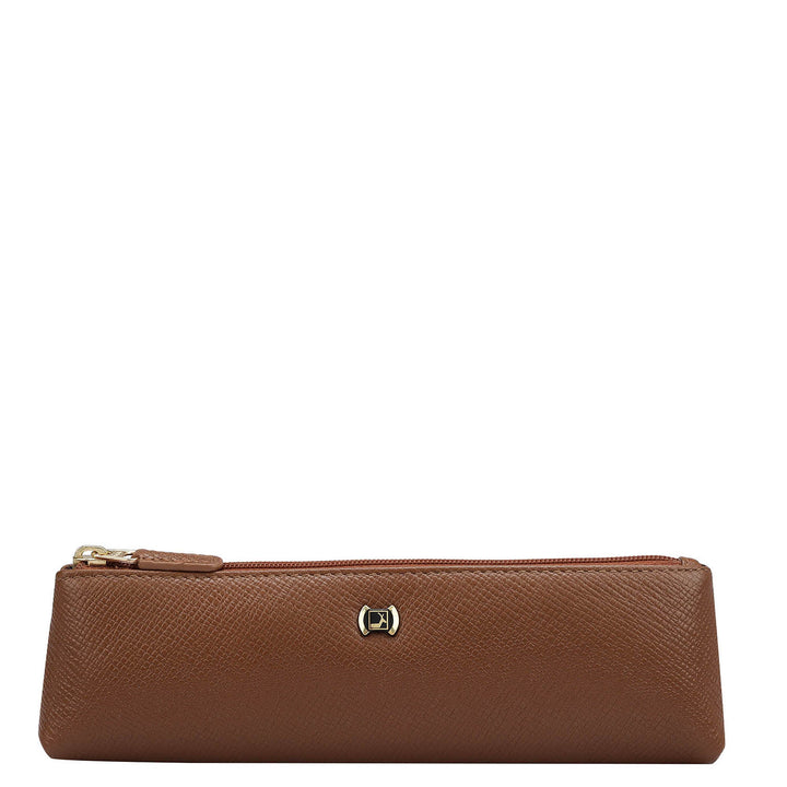 Franzy Leather Multi Pouch - Cognac
