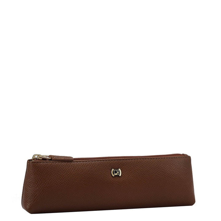 Franzy Leather Multi Pouch - Cognac